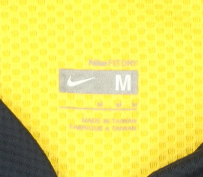 Nike Men's Blue Cycling Jersey M Quick Dry Sports