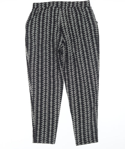 Womens UK Size 12 Marks and Spencer Regular Fit Casual Black Trousers