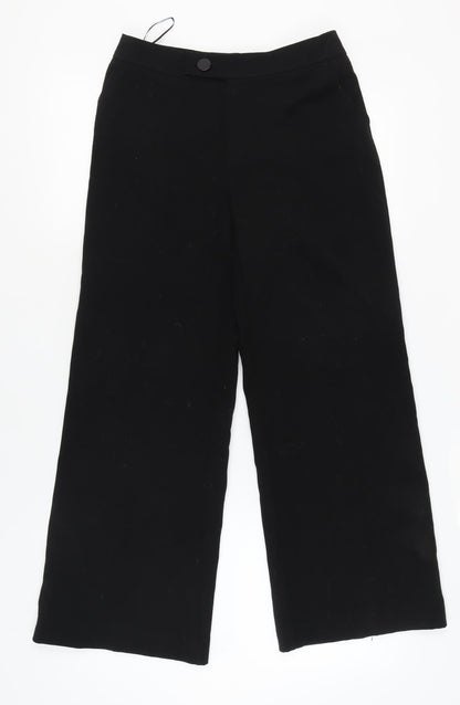 Womens UK Size 10 Marks and Spencer Regular Fit  Black Trousers