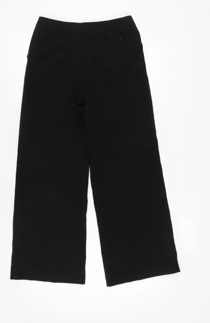 Womens UK Size 10 Marks and Spencer Regular Fit  Black Trousers
