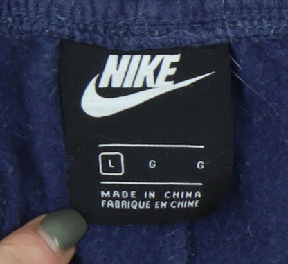 Nike Men's Blue Sweatpants, L, Relaxed Fit, Casual