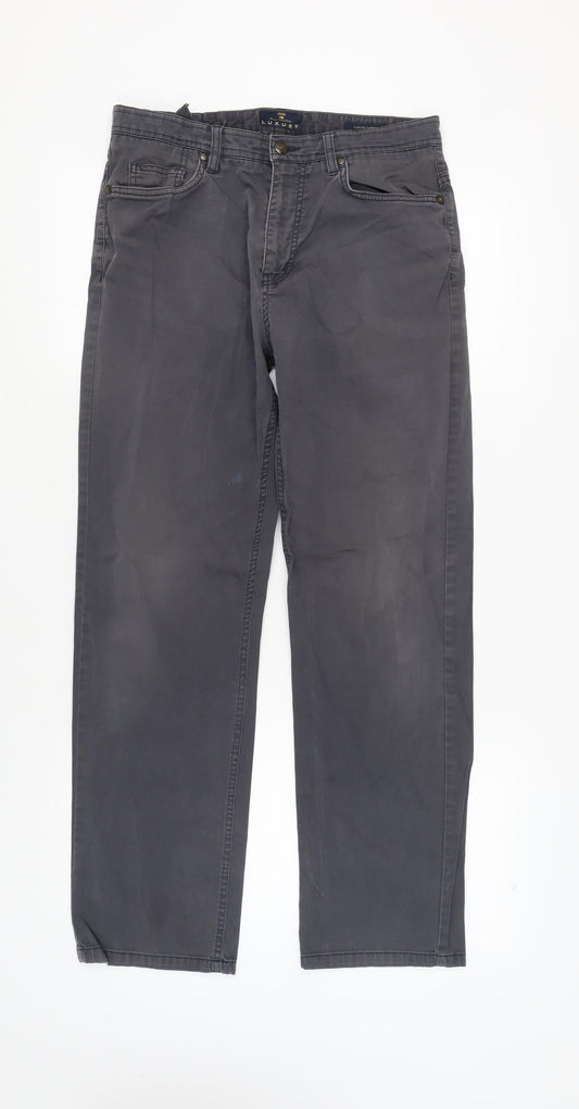 Marks & Spencer Men's Navy Trousers Size 32