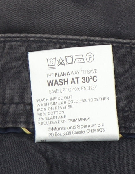 Marks & Spencer Men's Navy Trousers Size 32