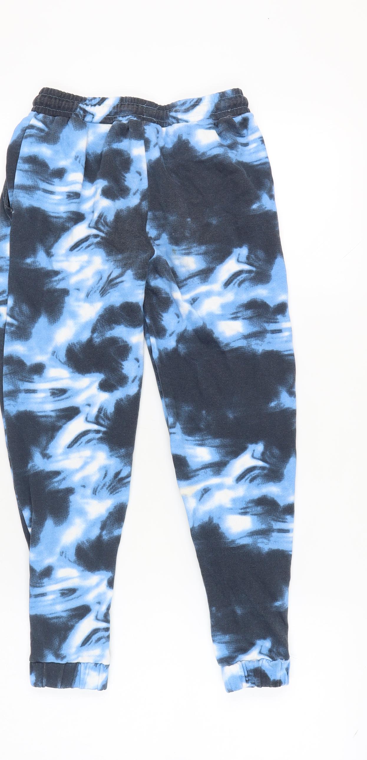 Juicy Couture Blue Tie Dye Jogger Trousers for Girls 9-10 Years
