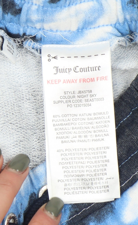 Juicy Couture Blue Tie Dye Jogger Trousers for Girls 9-10 Years