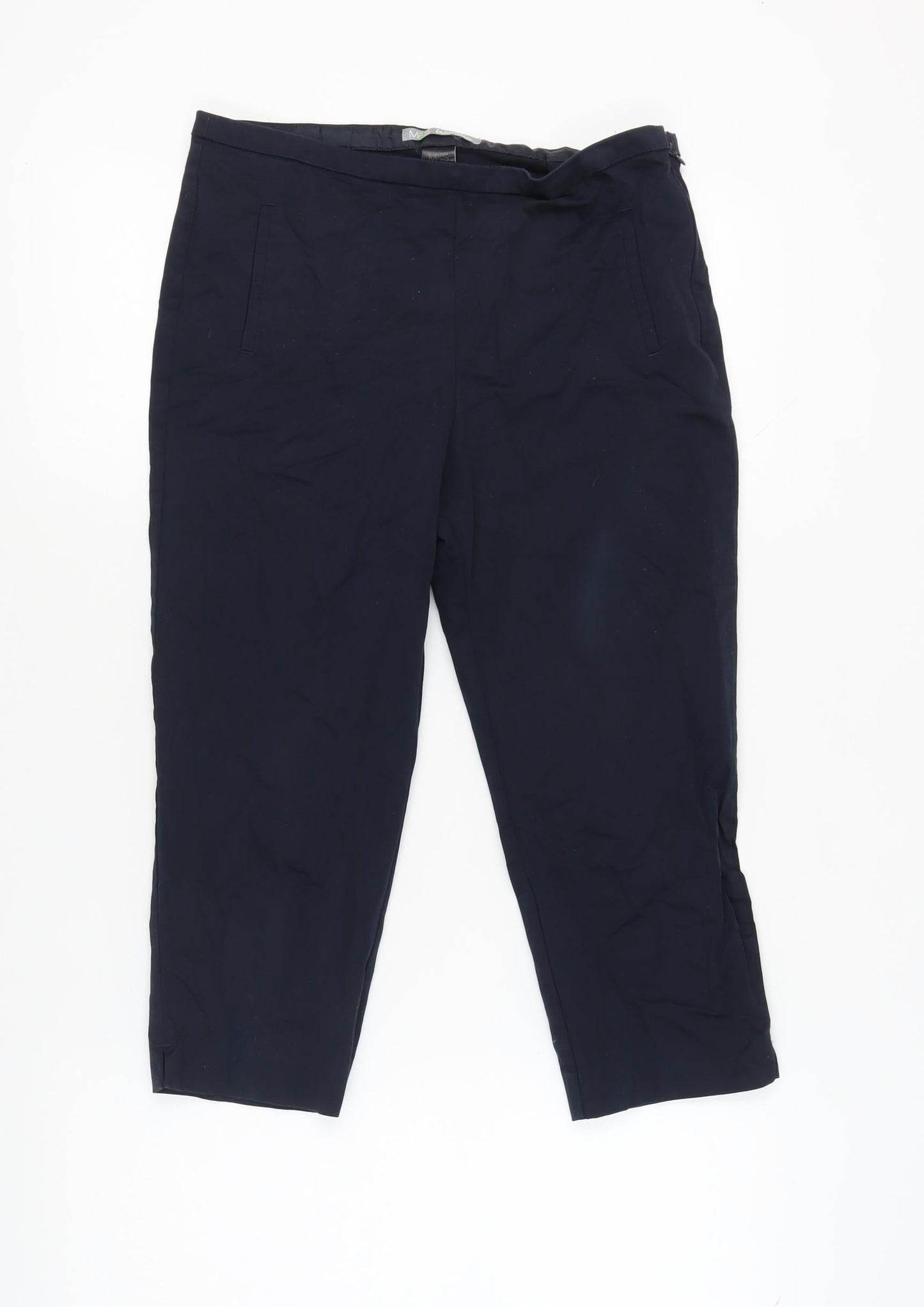 Womens UK Size 12 Marks and Spencer   Blue Trousers