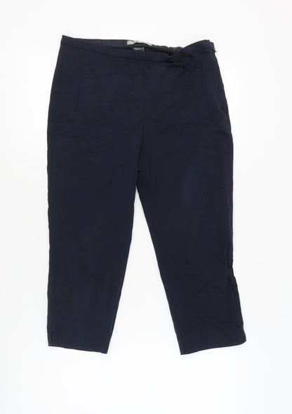 Womens UK Size 12 Marks and Spencer   Blue Trousers