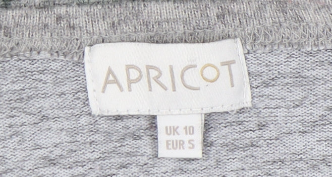 Womens UK Size 10 Apricot Grey Tunic Tunic