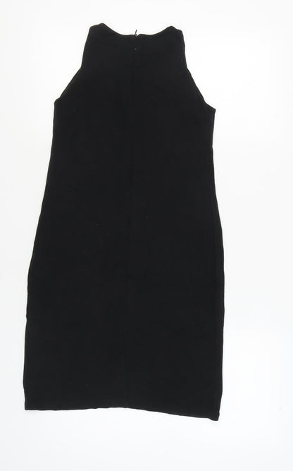 Zara Women’s Black Sleeveless Sheath Dress M