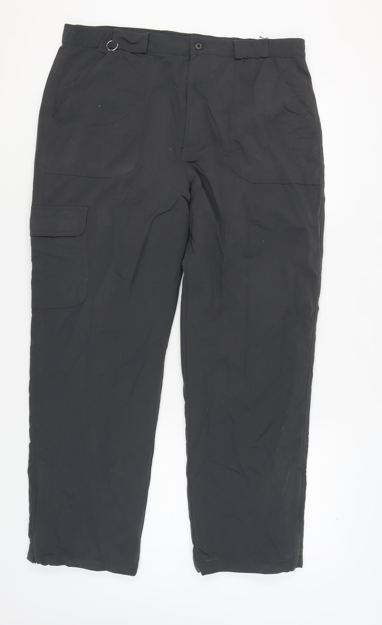 Hawkshead Men's Black Cargo Trousers 38R