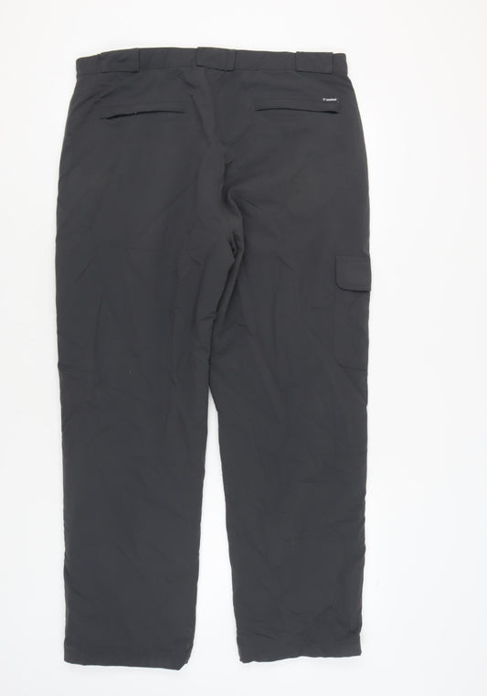 Hawkshead Men's Black Cargo Trousers 38R