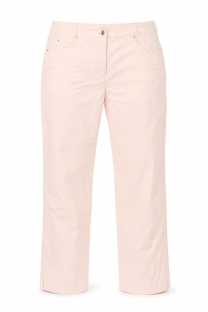 Womens UK Size 10 Jaeger Regular Fit Casual Pink Trousers