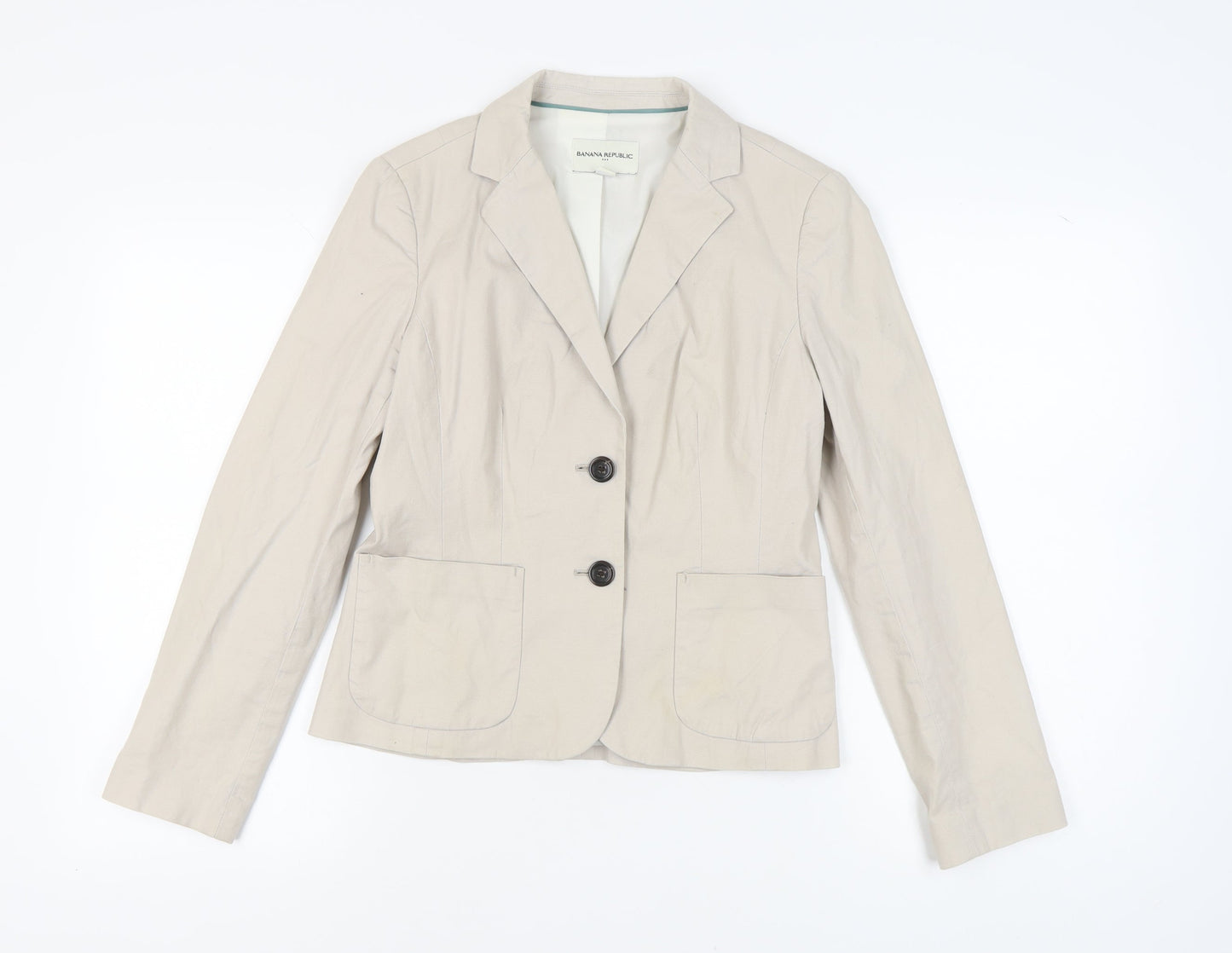 Banana Republic Women's Beige Blazer Size 10 Regular