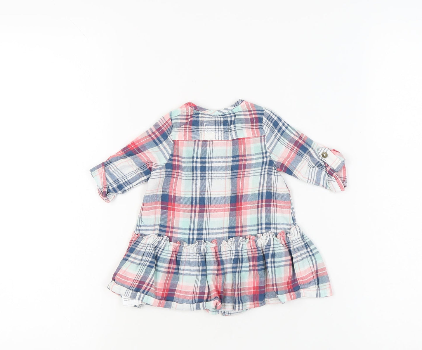 Marhmellow Multicoloured Plaid Button-Up for Babies