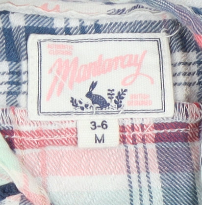 Marhmellow Multicoloured Plaid Button-Up for Babies