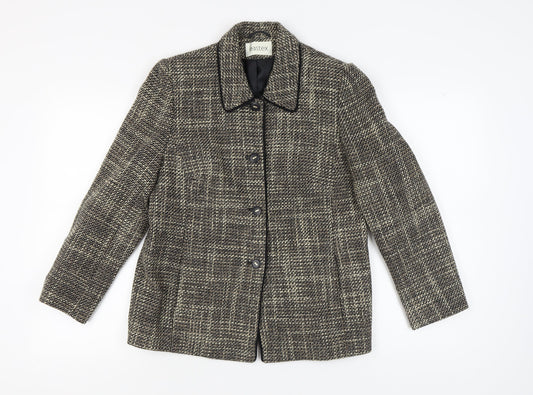 Eastex Women's Multicoloured Plaid Suit Jacket Size 12