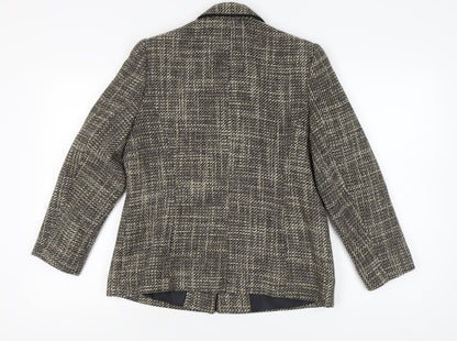 Eastex Women's Multicoloured Plaid Suit Jacket Size 12