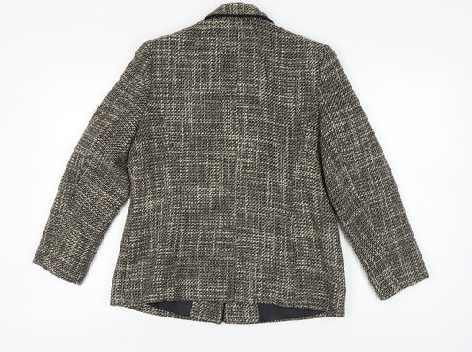 Eastex Women's Multicoloured Plaid Suit Jacket Size 12