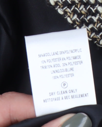 Eastex Women's Multicoloured Plaid Suit Jacket Size 12