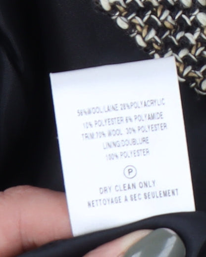 Eastex Women's Multicoloured Plaid Suit Jacket Size 12