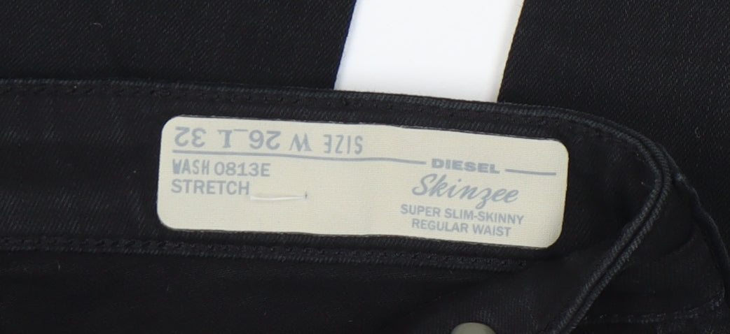 Diesel Women's Black Skinny Jeans Size 26