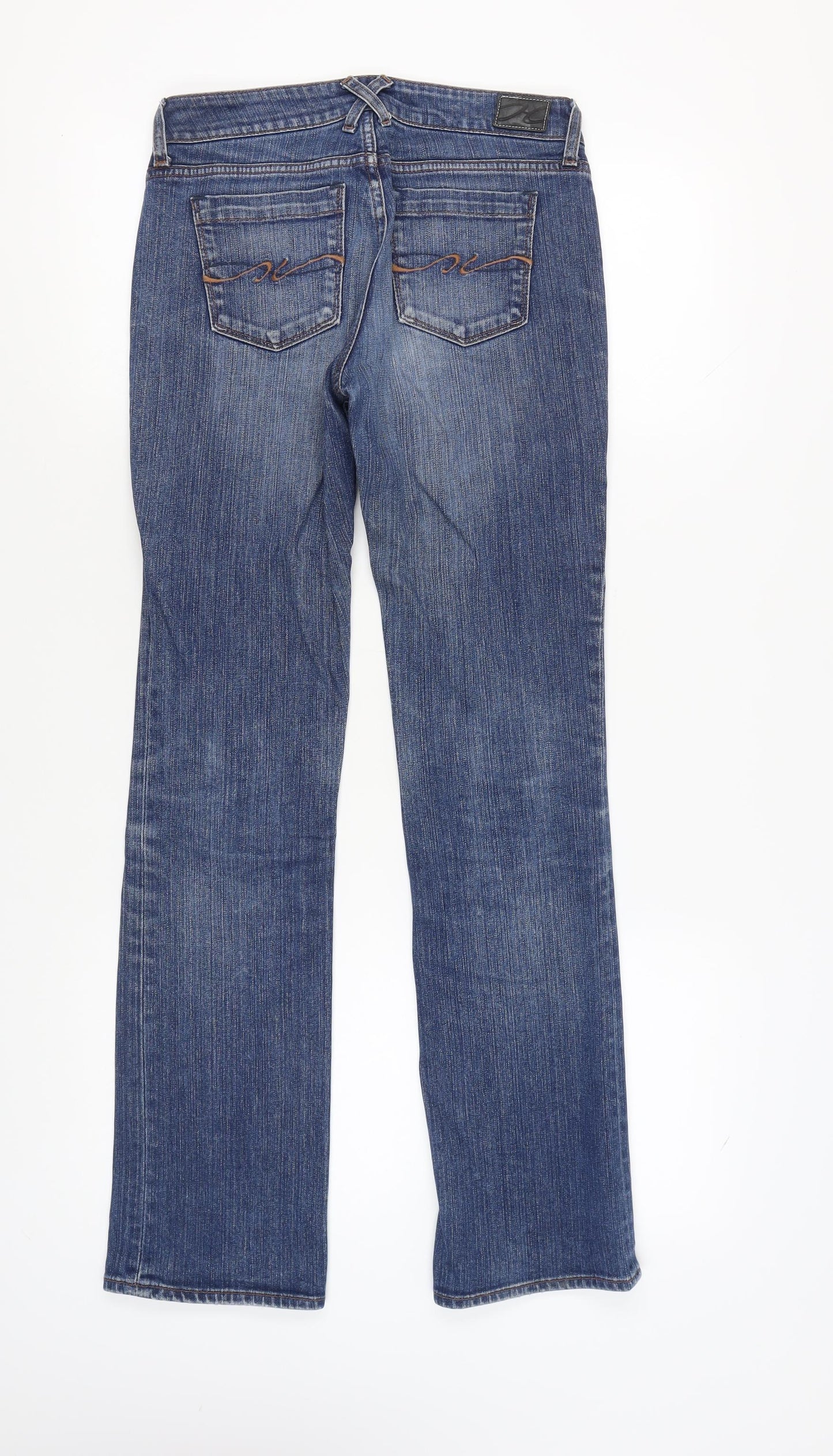 Womens UK Size 4 Tommy Hilfiger Regular Fit Straight Blue Jeans