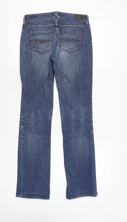 Womens UK Size 4 Tommy Hilfiger Regular Fit Straight Blue Jeans