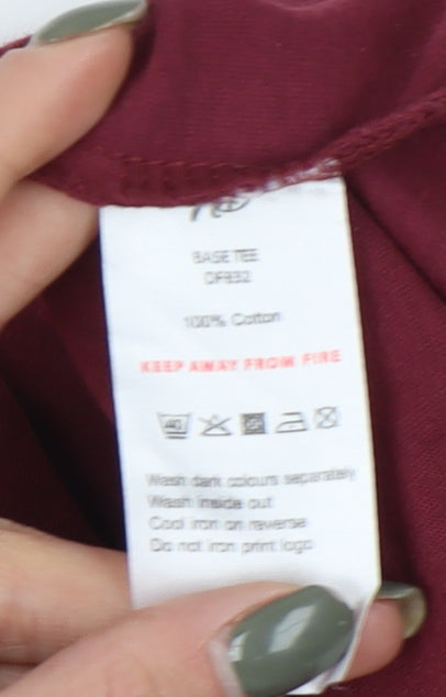 Mens UK Size M DFND Red  T-Shirt