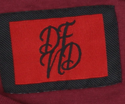 Mens UK Size M DFND Red  T-Shirt