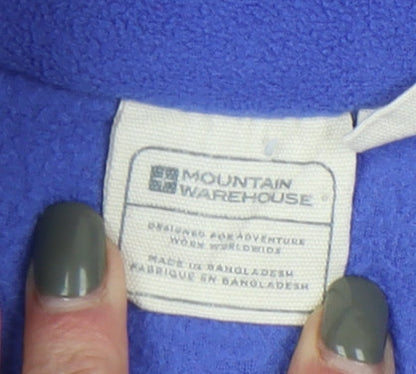 Mountain Warehouse Boys Blue Fleece 1/4 Zip Sweatshirt 13 Years