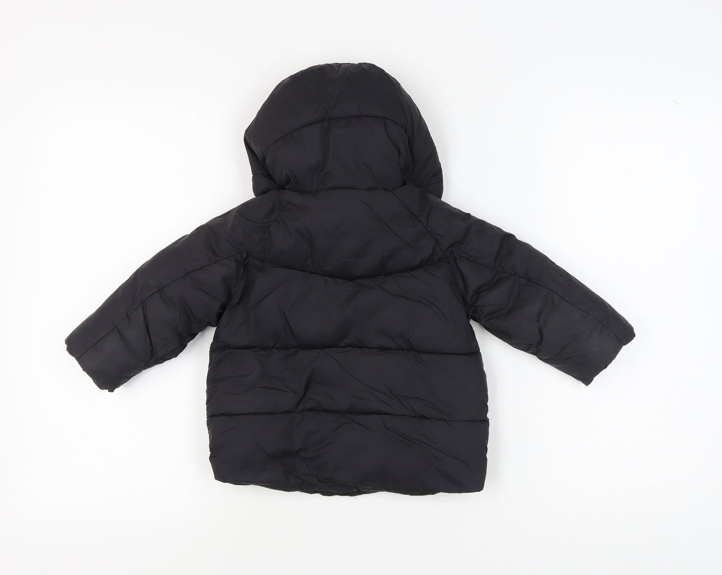 Zara Unisex Baby Puffer Jacket 12-18 Months Black