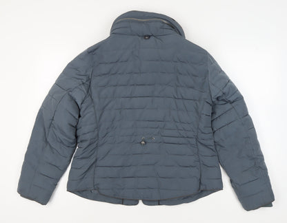 Womens UK Size 18 Marks and Spencer Blue Puffer Jacket