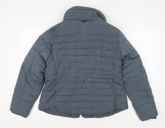 Womens UK Size 18 Marks and Spencer Blue Puffer Jacket
