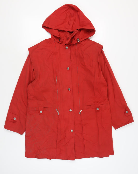 Cloud Nine Red Women's Hooded Jacket Size S