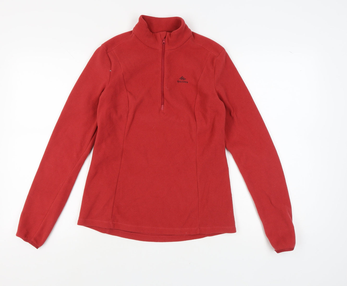 Decathlon Women's Red Fleece Regular Fit Sweatshirt Size 12