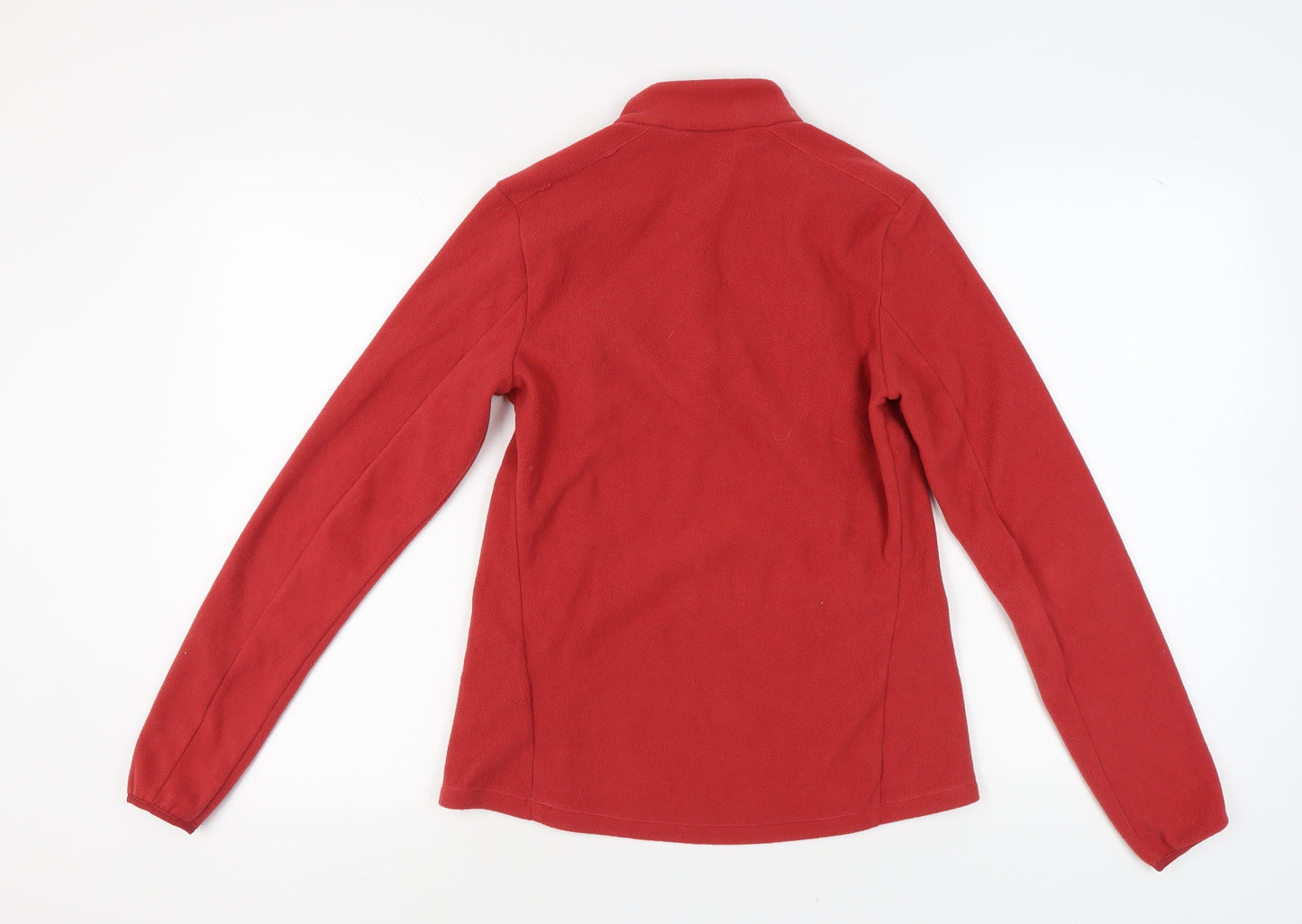 Decathlon Women's Red Fleece Regular Fit Sweatshirt Size 12