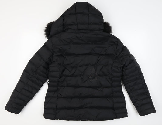 Jaeger Women's Black Puffer Jacket Size 18