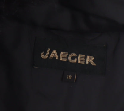 Womens UK Size 18 Jaeger Black Puffer Jacket