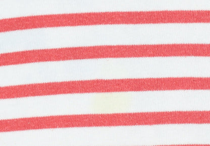 Joule Women's XS Red Striped Boat Neck Sweatshirt