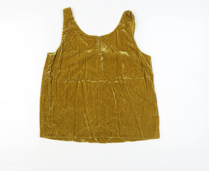 Womens UK Size 4 J.CREW Gold  Tank