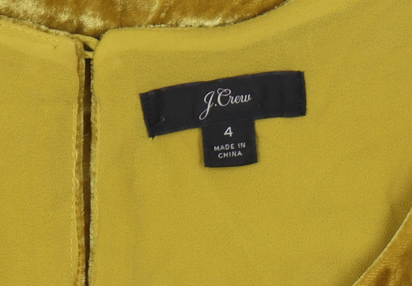 Womens UK Size 4 J.CREW Gold  Tank