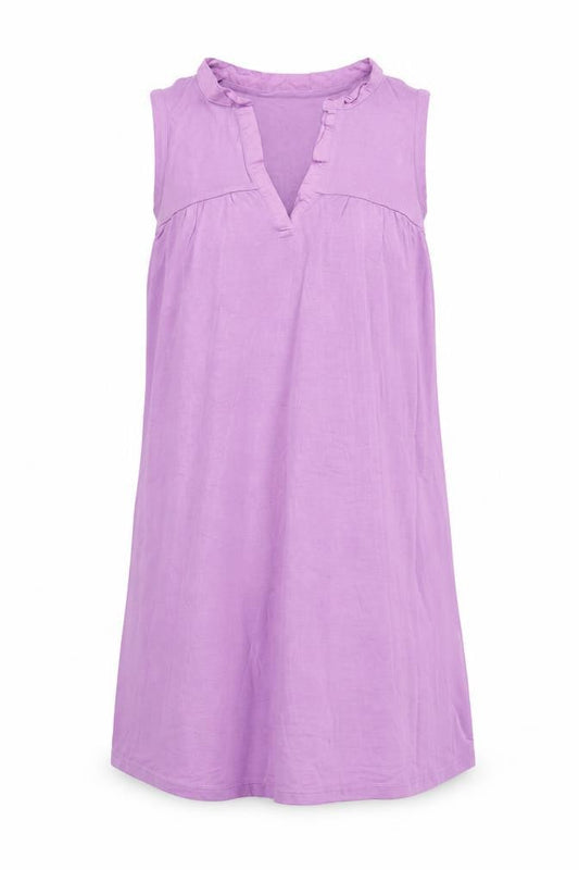Noa Noa Women's Purple Sleeveless Viscose Dress XS