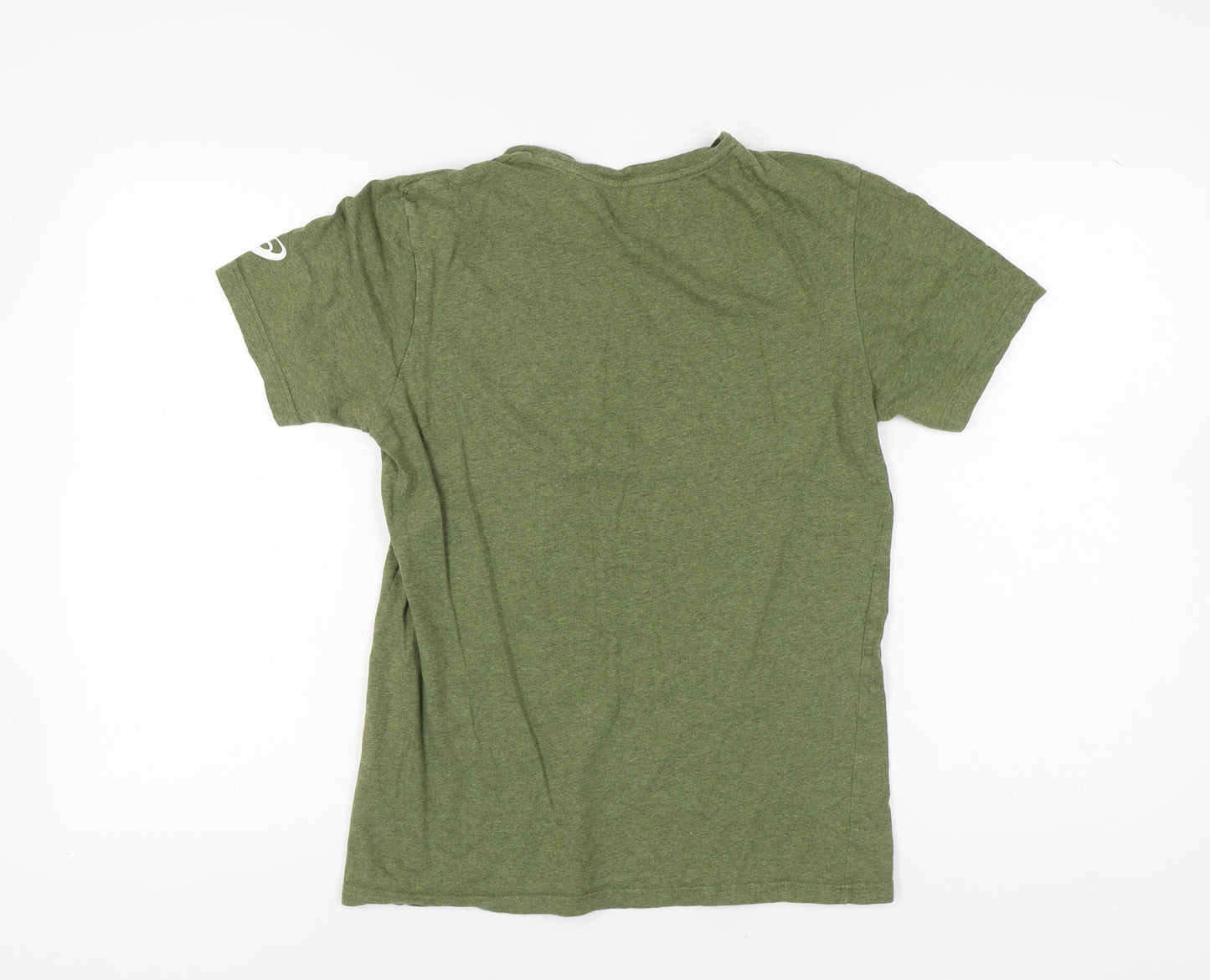 Mens UK Size S ASICS Green  T-Shirt