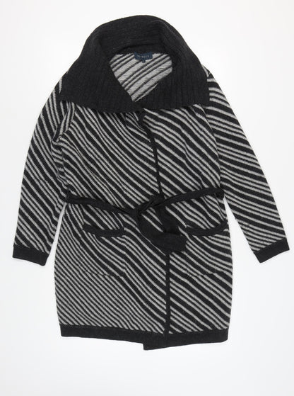 Womens UK Size L Viyella Black Cardigan Jumper