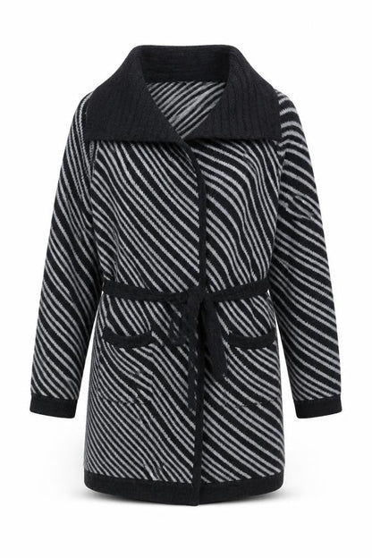 Womens UK Size L Viyella Black Cardigan Jumper