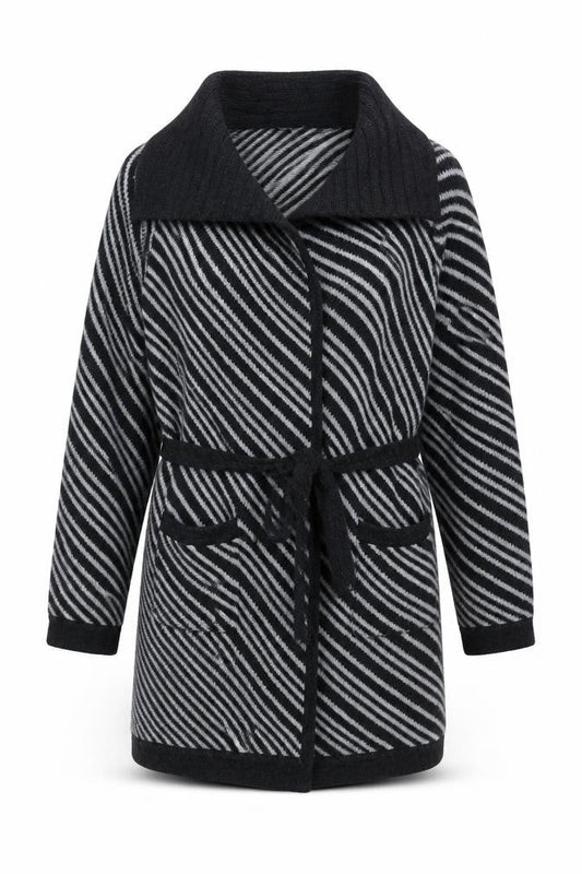 Womens UK Size L Viyella Black Cardigan Jumper