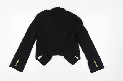 Firetrap Women's Black Blazer, Size S, Lined Slim Fit