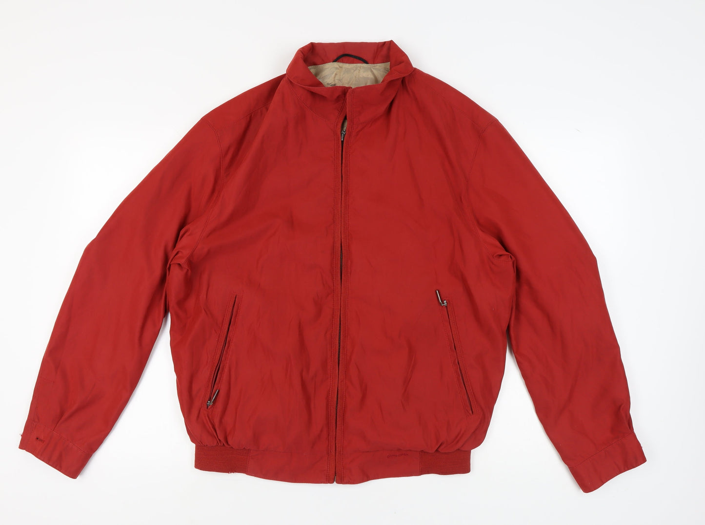 Mens UK Size M Pierre Cardin Red Basic Jacket