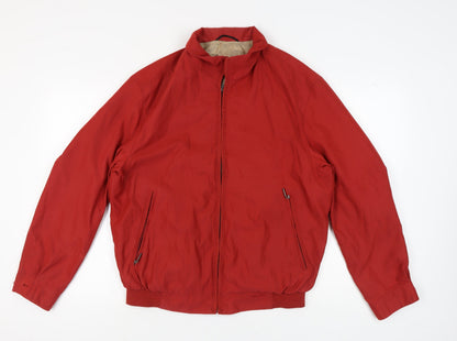 Mens UK Size M Pierre Cardin Red Basic Jacket