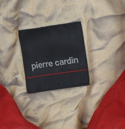 Mens UK Size M Pierre Cardin Red Basic Jacket